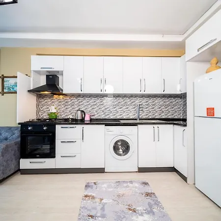 Daire Business-Friendly Flat Close To The Beach With A Sleek Interior Design In Konyaalti