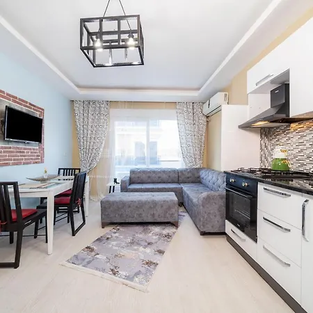 Business-Friendly Flat Close To The Beach With A Sleek Interior Design In Konyaalti Antalya